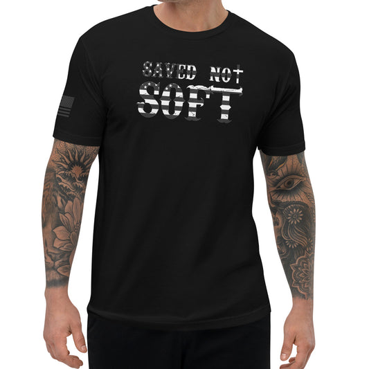 Saved Not Soft Flag Shirt