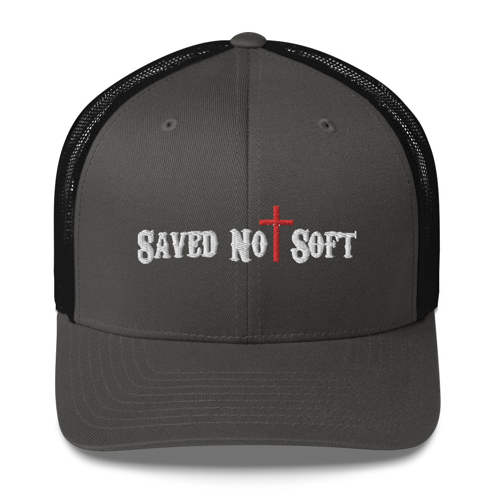 Saved Not Soft Trucker Cap